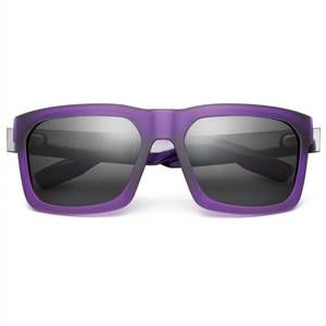 NEW IVI VISION giving - grey lens in matte purple - brushed black